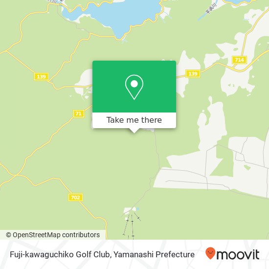 Fuji-kawaguchiko Golf Club map