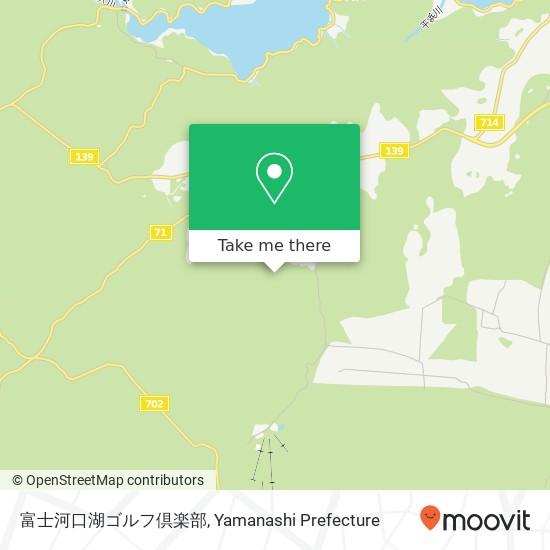 富士河口湖ゴルフ倶楽部 map