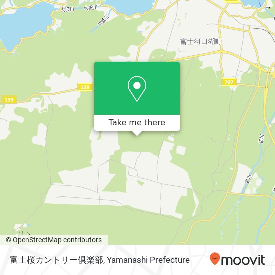 富士桜カントリー倶楽部 map