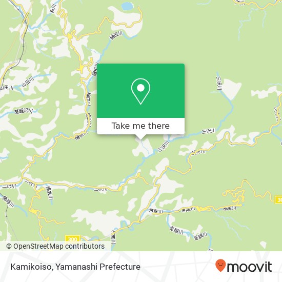 Kamikoiso map