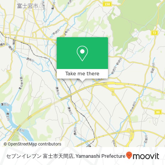 セブンイレブン 富士市天間店 map