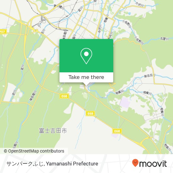 サンパークふじ map