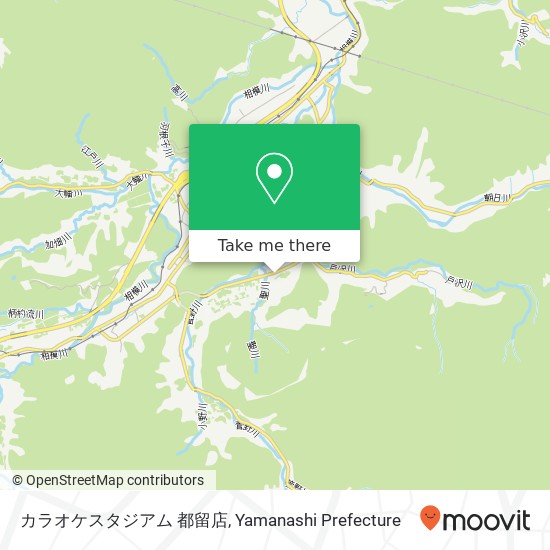 カラオケスタジアム 都留店 map