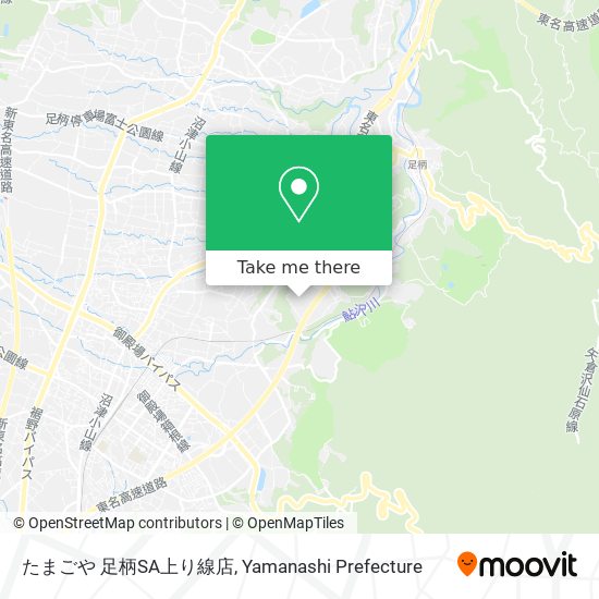 たまごや 足柄SA上り線店 map
