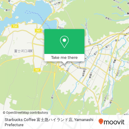 Starbucks Coffee 富士急ハイランド店 map