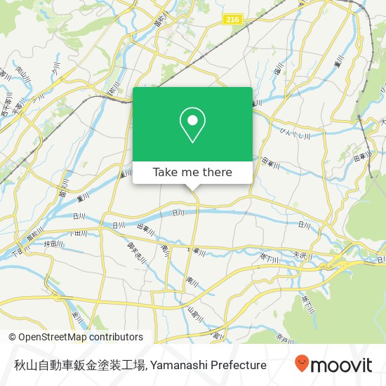 秋山自動車鈑金塗装工場 map