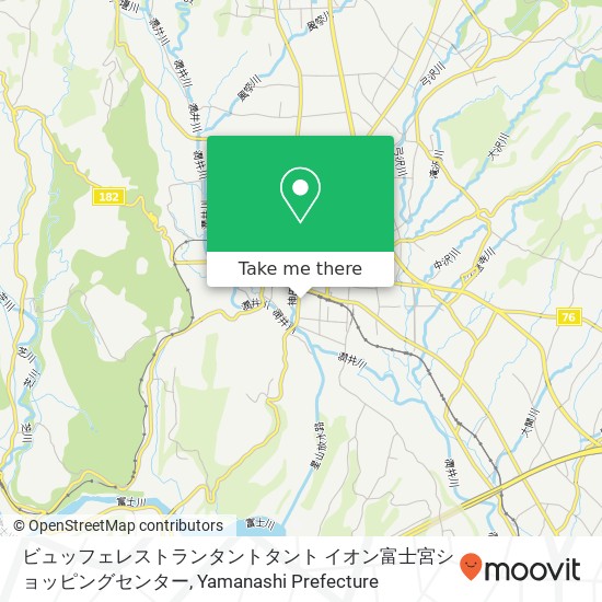 ビュッフェレストランタントタント  イオン富士宮ショッピングセンター map