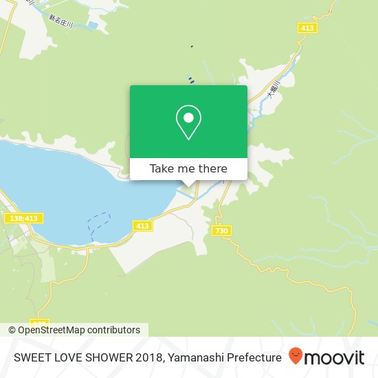 SWEET LOVE SHOWER 2018 map