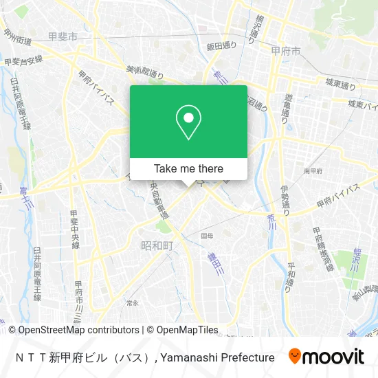 NTT New Kofu Building (Bus) map