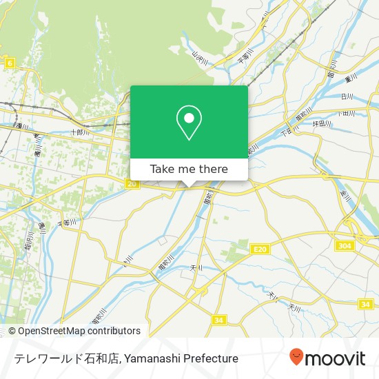 テレワールド石和店 map