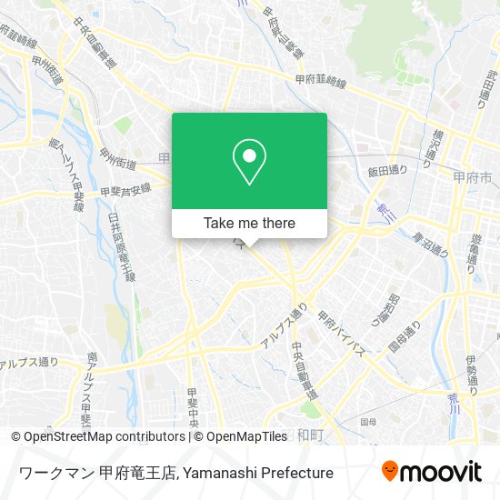 ワークマン 甲府竜王店 map