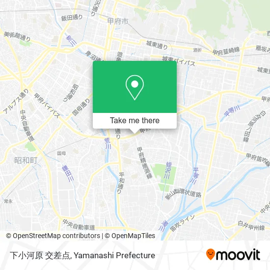 下小河原 交差点 map