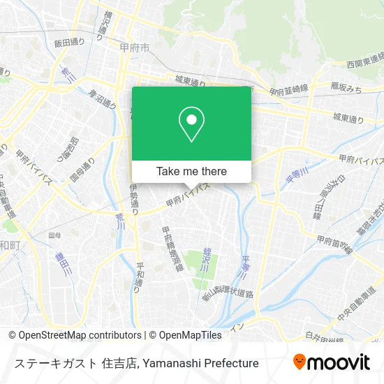 Steak Gusto Sumiyoshi Branch map