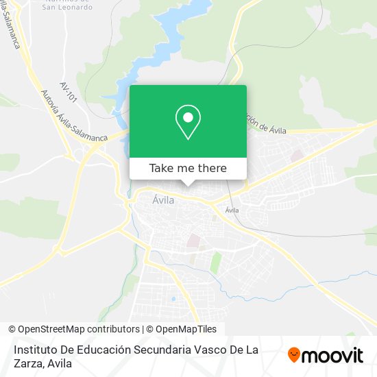 mapa Instituto De Educación Secundaria Vasco De La Zarza