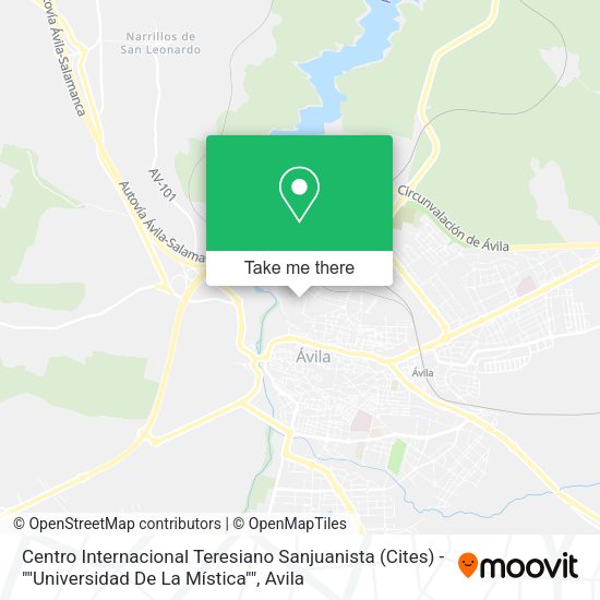 Centro Internacional Teresiano Sanjuanista (Cites) - ""Universidad De La Mística"" map