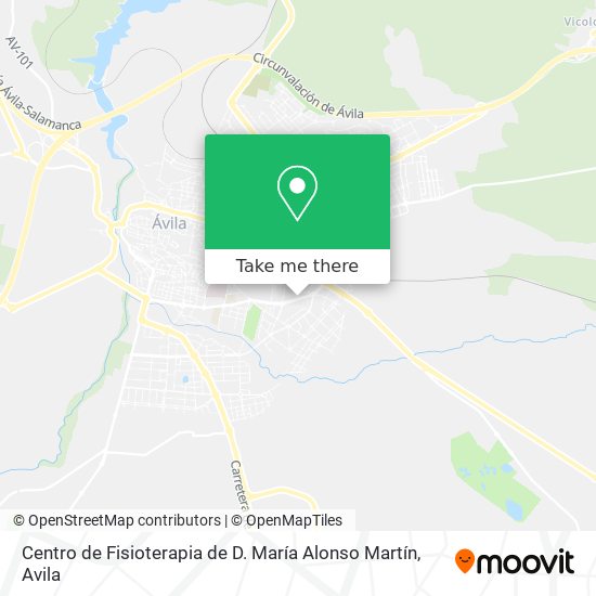 Centro de Fisioterapia de D. María Alonso Martín map