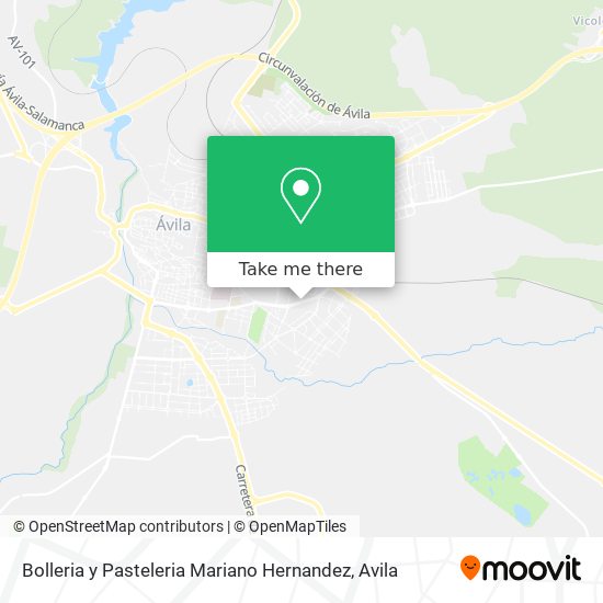 Bolleria y Pasteleria Mariano Hernandez map