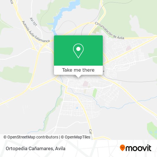 Ortopedia Cañamares map