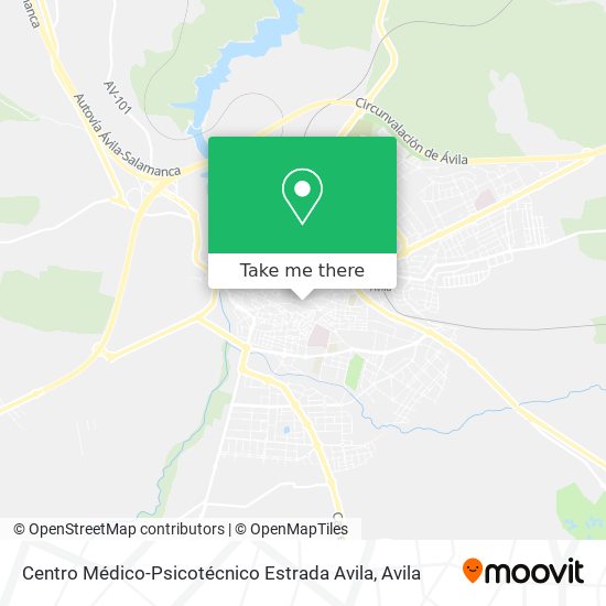 Centro Médico-Psicotécnico Estrada Avila map