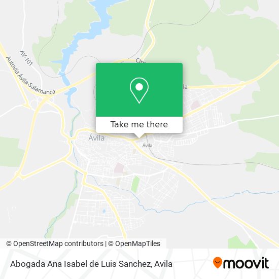 Abogada Ana Isabel de Luis Sanchez map