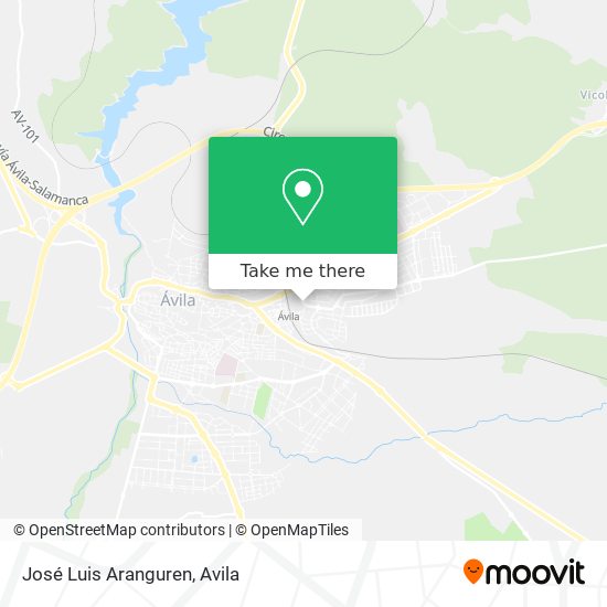 José Luis Aranguren map