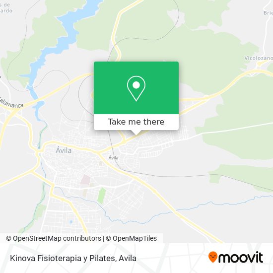 Kinova Fisioterapia y Pilates map
