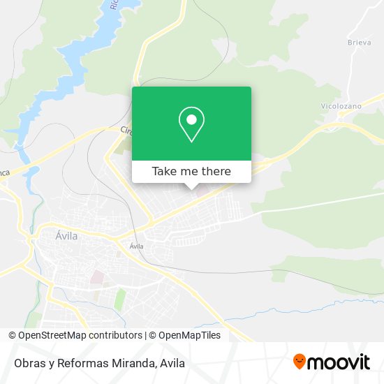 Obras y Reformas Miranda map