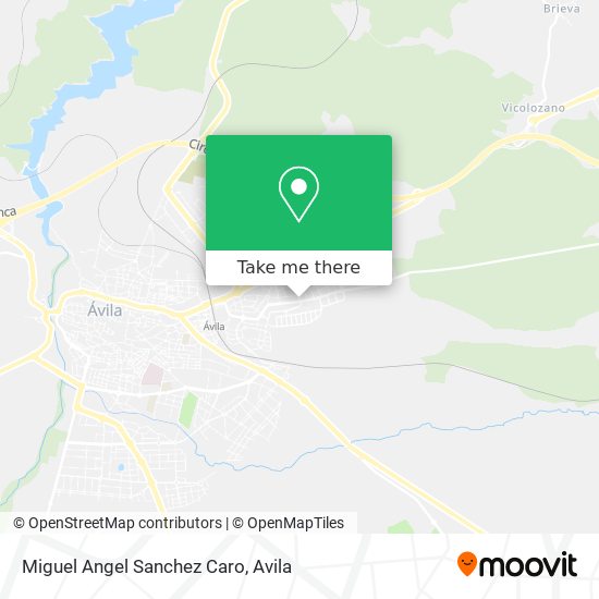 Miguel Angel Sanchez Caro map