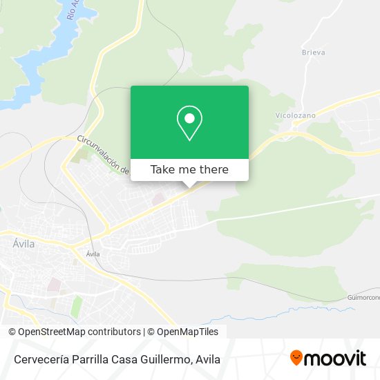 Cervecería Parrilla Casa Guillermo map