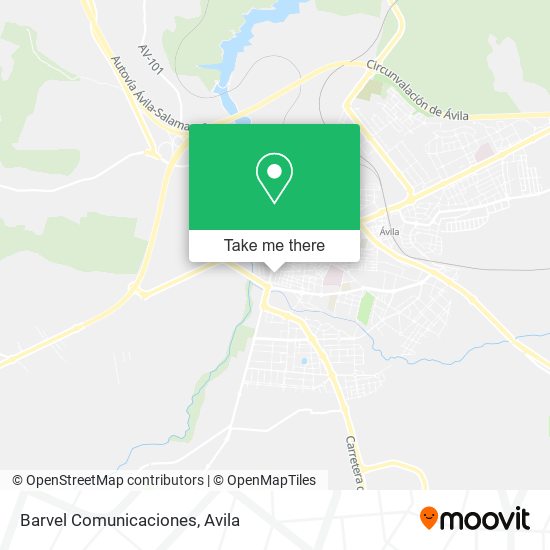 Barvel Comunicaciones map