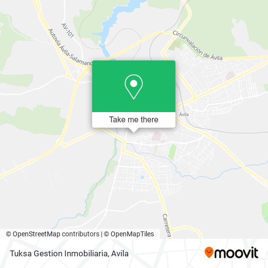 mapa Tuksa Gestion Inmobiliaria