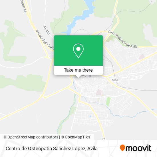 Centro de Osteopatia Sanchez Lopez map