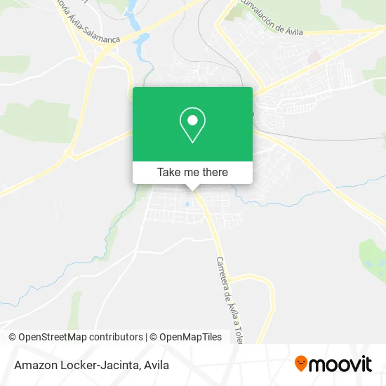 Amazon Locker-Jacinta map