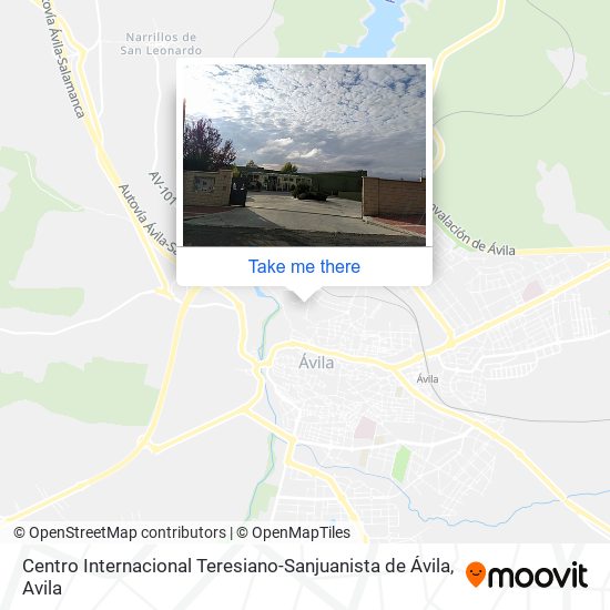 Centro Internacional Teresiano-Sanjuanista de Ávila map