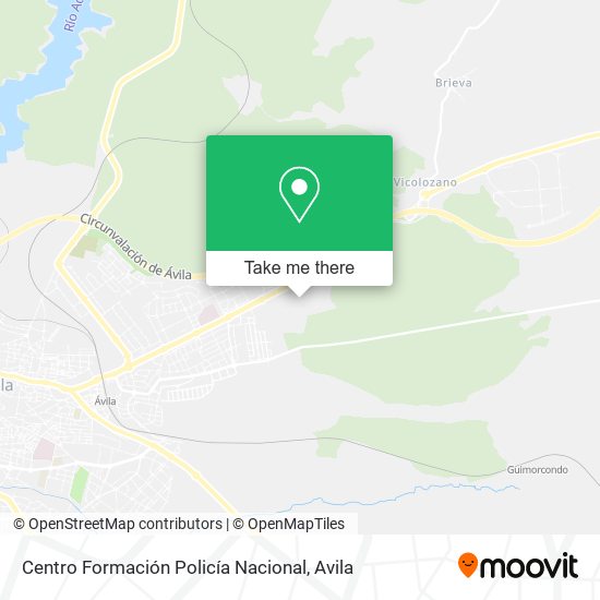 Centro Formación Policía Nacional map