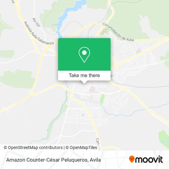 mapa Amazon Counter-César Peluqueros