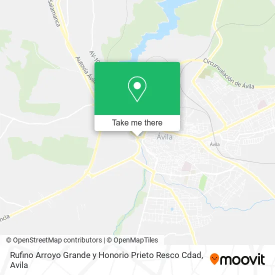 Rufino Arroyo Grande y Honorio Prieto Resco Cdad map
