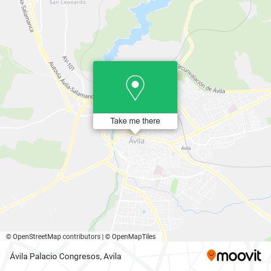 Ávila Palacio Congresos map