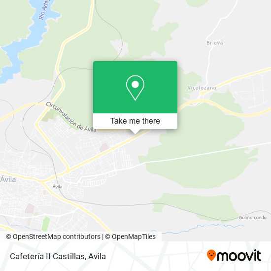 Cafetería II Castillas map