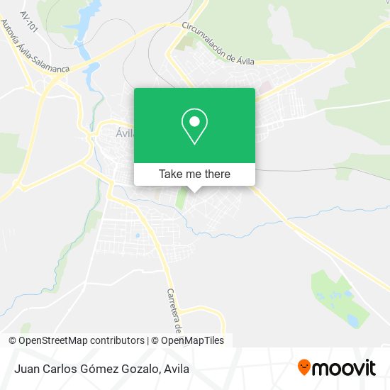 Juan Carlos Gómez Gozalo map