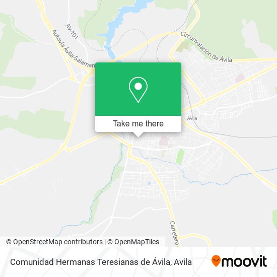 Comunidad Hermanas Teresianas de Ávila map