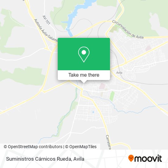 Suministros Cárnicos Rueda map