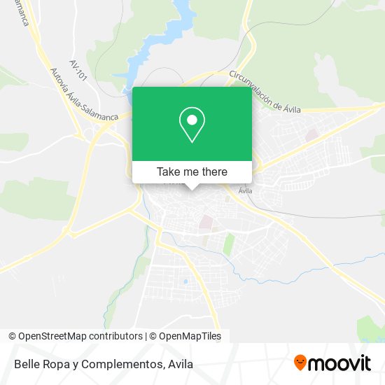 Belle Ropa y Complementos map
