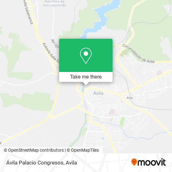 Ávila Palacio Congresos map