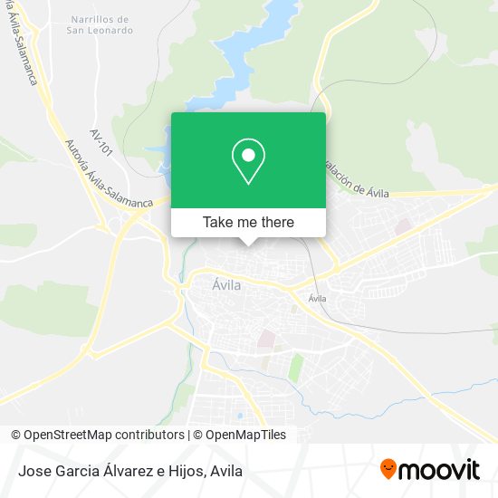 Jose Garcia Álvarez e Hijos map