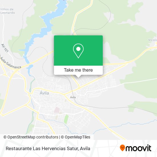 Restaurante Las Hervencias Satur map
