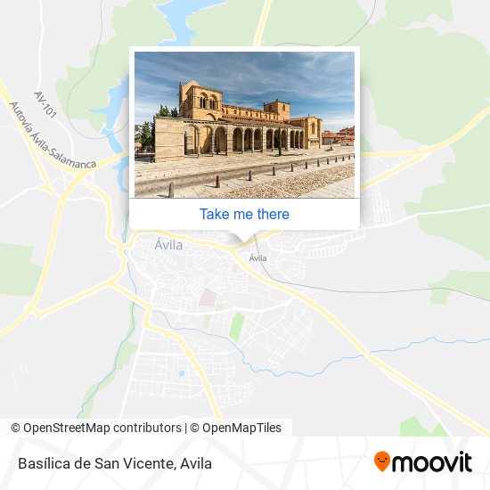 mapa Basílica de San Vicente