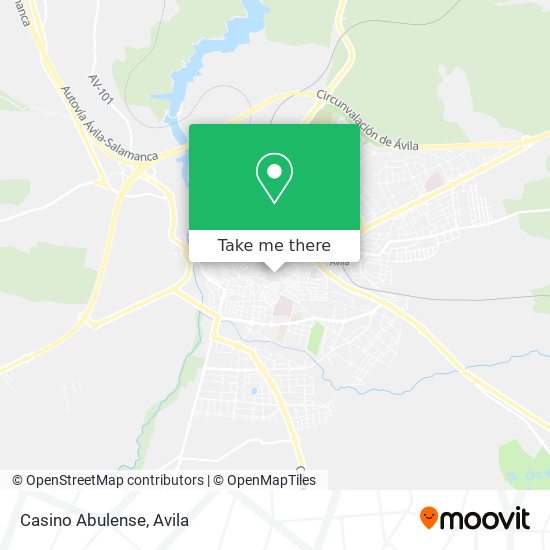 Casino Abulense map