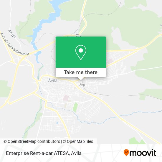 Enterprise Rent-a-car ATESA map