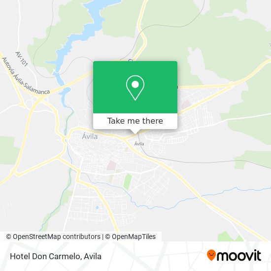 Hotel Don Carmelo map